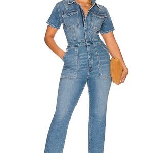 Good American Blue Denim Women's Overalls